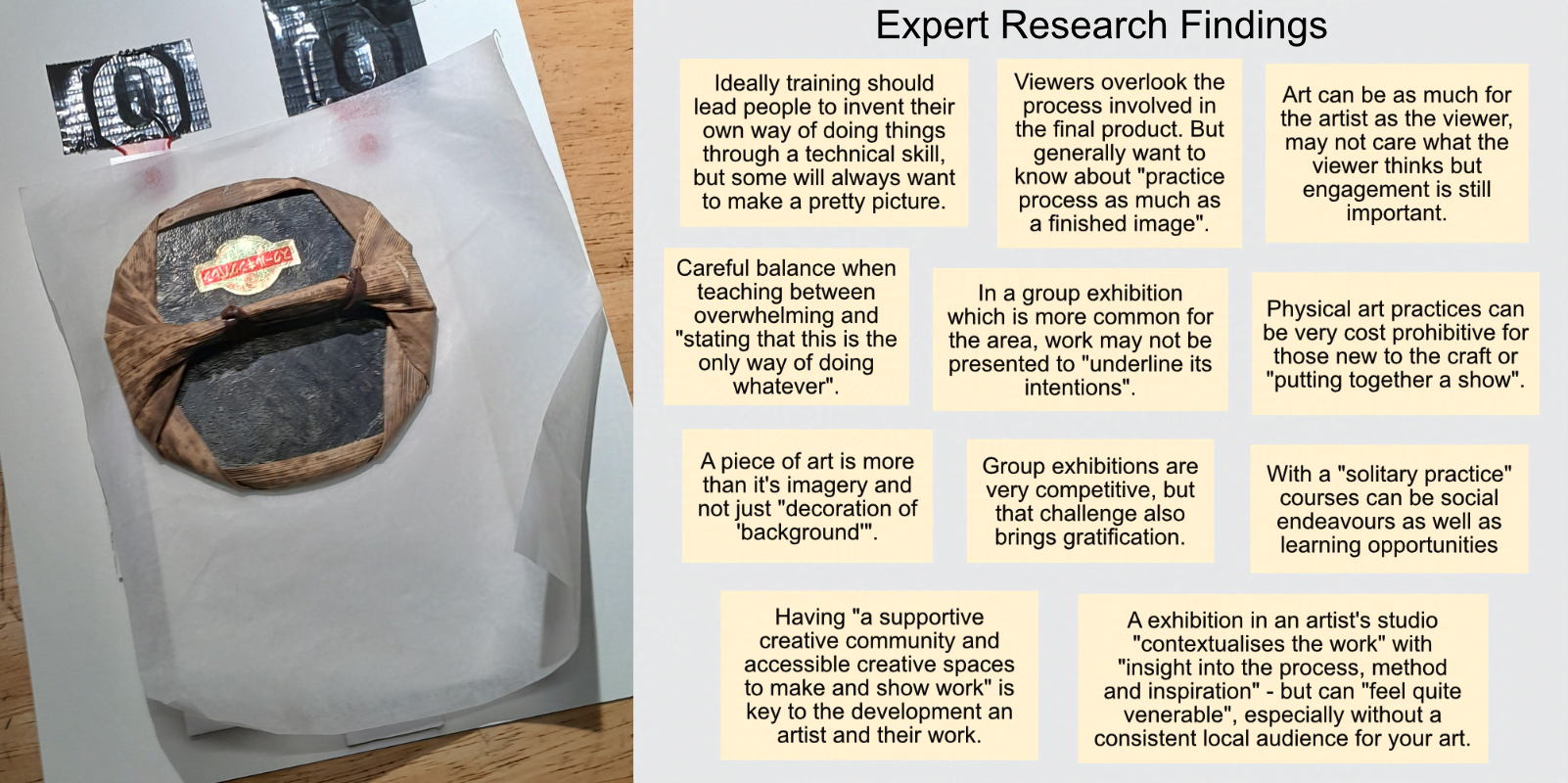 Assorted expert research findings.